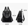 Multifunction vintage shoulder bag - leather backpack - waterproofBackpacks