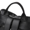 Mochila vintage na moda - bolsa de couro de ombro multifuncional - padrão de pele de cobra