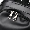 Mochila vintage na moda - bolsa de couro de ombro multifuncional - padrão de pele de cobra
