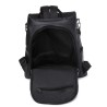 Mochila vintage na moda - bolsa de couro de ombro multifuncional - padrão de pele de cobra