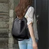 Mochila multifuncional - bolsa de couro de ombro elegante