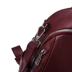 Mochila multifuncional - bolsa de couro de ombro elegante