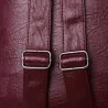 Mochila multifuncional - bolsa de couro de ombro elegante