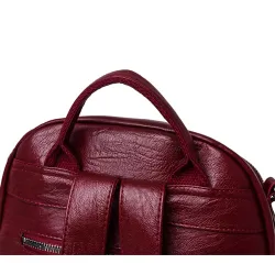 Mochila multifuncional - bolsa de couro de ombro elegante