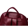 Mochila multifuncional - bolsa de couro de ombro elegante