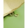 Brincos de argola pequenos elegantes - com zircônias cúbicas - prata de lei 925