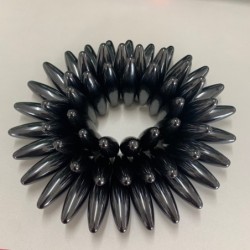 Bola magnética oval preta - ímã de neodímio - 60 * 18mm