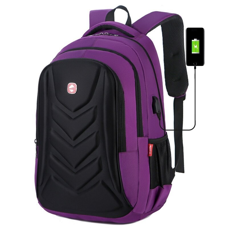 Mochila elegante - bolsa para laptop de 15,6 polegadas - porta de carregamento USB