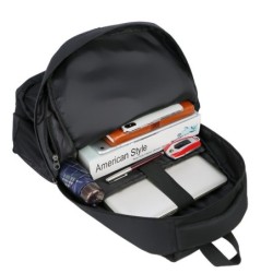 Mochila elegante - bolsa para laptop de 15,6 polegadas - porta de carregamento USB