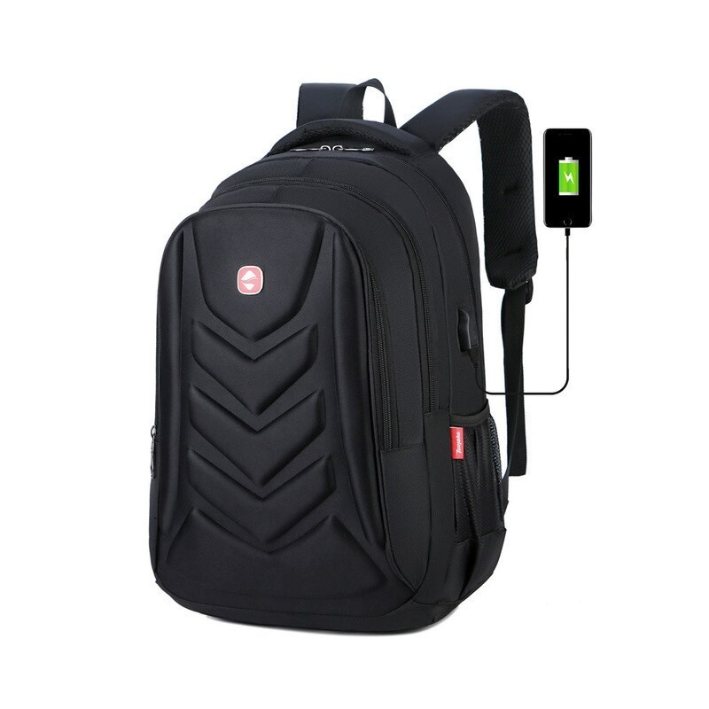 Mochila elegante - bolsa para laptop de 15,6 polegadas - porta de carregamento USB
