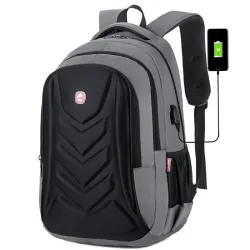 Fashionable backpack - 15.6 inch laptop bag - USB charging portBackpacks