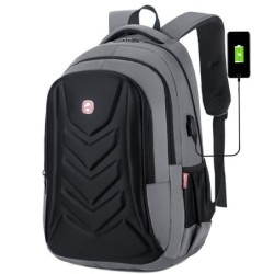 Mochila elegante - bolsa para laptop de 15,6 polegadas - porta de carregamento USB