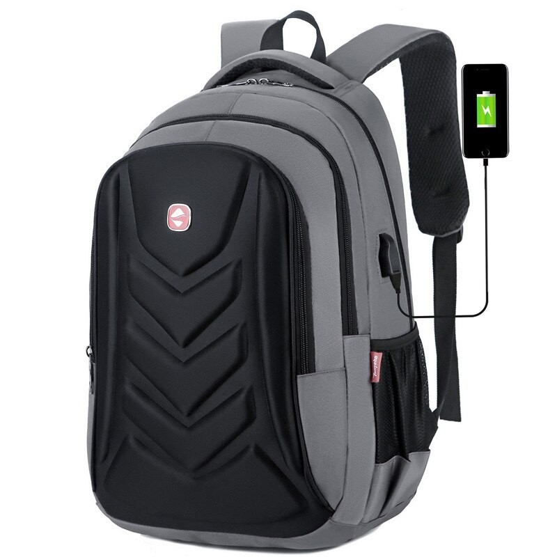 Mochila elegante - bolsa para laptop de 15,6 polegadas - porta de carregamento USB