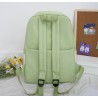 Mochila de grande capacidade - bolsa - bolsa de ombro - estojo - impressão de letras - conjunto de 4 peças