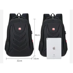 Fashionable backpack - 15.6 inch laptop bag - USB charging portBackpacks