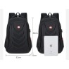 Mochila elegante - bolsa para laptop de 15,6 polegadas - porta de carregamento USB