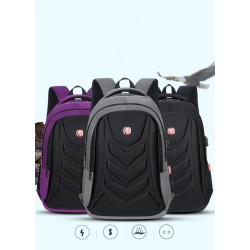 Mochila elegante - bolsa para laptop de 15,6 polegadas - porta de carregamento USB