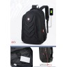 Mochila elegante - bolsa para laptop de 15,6 polegadas - porta de carregamento USB