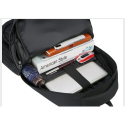 Mochila elegante - bolsa para laptop de 15,6 polegadas - porta de carregamento USB