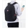 Mochila elegante - bolsa para laptop de 15,6 polegadas - porta de carregamento USB