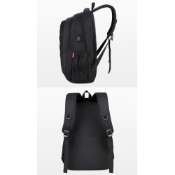 Mochila elegante - bolsa para laptop de 15,6 polegadas - porta de carregamento USB