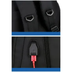 Fashionable backpack - 15.6 inch laptop bag - USB charging portBackpacks