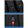 Mochila elegante - bolsa para laptop de 15,6 polegadas - porta de carregamento USB