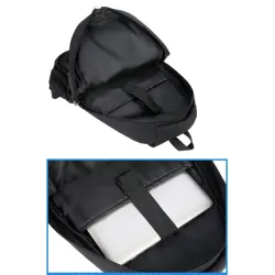 Fashionable backpack - 15.6 inch laptop bag - USB charging portBackpacks