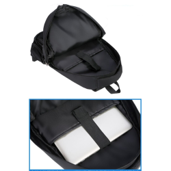Mochila elegante - bolsa para laptop de 15,6 polegadas - porta de carregamento USB