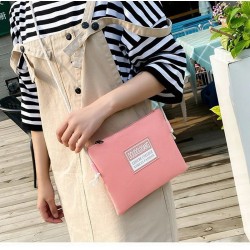 Conjunto de bolsas de lona na moda - mochila - bolsa de ombro - bolsa - estojo - bolsa pequena - 5 peças