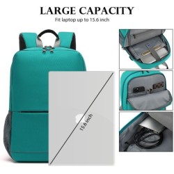 Mochila multifuncional - bolsa para laptop de 15,6 polegadas - antifurto - porta de carregamento USB - à prova d'água