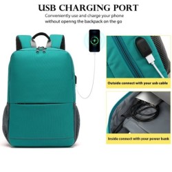 Mochila multifuncional - bolsa para laptop de 15,6 polegadas - antifurto - porta de carregamento USB - à prova d'água
