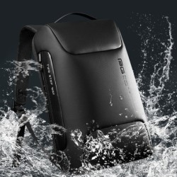 Mochila elegante multifuncional - bolsa para laptop de 15,6 polegadas - anti-roubo - porta de carregamento USB - à prova d'água