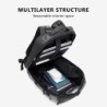 Mochila elegante - bolsa para laptop de 15,6 polegadas - trava antifurto - porta de carregamento USB - à prova d'água