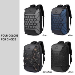 Mochila elegante - bolsa para laptop de 15,6 polegadas - trava antifurto - porta de carregamento USB - à prova d'água