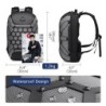 Mochila elegante - bolsa para laptop de 15,6 polegadas - trava antifurto - porta de carregamento USB - à prova d'água