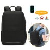 Mochila multifuncional - bolsa para laptop de 15,6 polegadas - antifurto - porta de carregamento USB - à prova d'água
