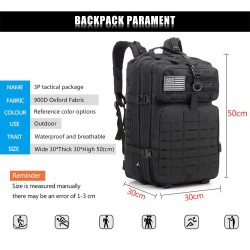 Mochila esportiva moderna - grande capacidade - impermeável - montanhismo - caminhada - camping