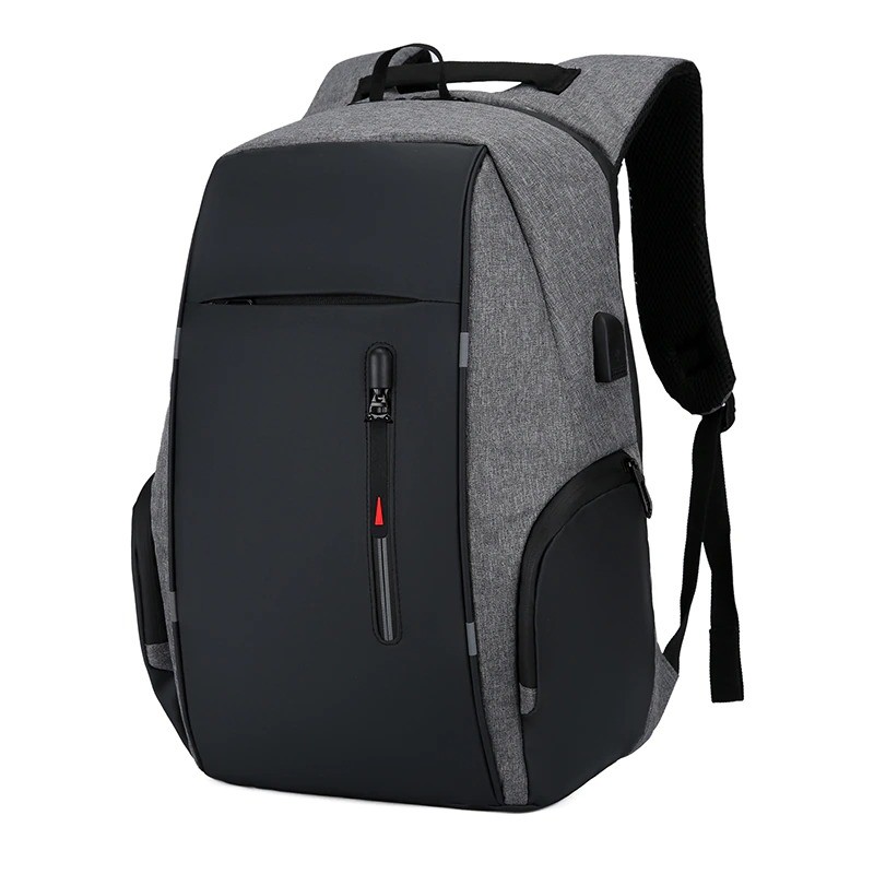 Mochila elegante - bolsa para laptop de 15,6 polegadas - porta de carregamento USB - à prova d'água