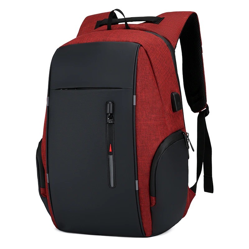 Mochila elegante - bolsa para laptop de 15,6 polegadas - porta de carregamento USB - à prova d'água
