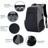 Mochila elegante - bolsa para laptop de 15,6 polegadas - porta de carregamento USB - à prova d'água