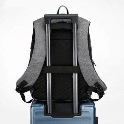 Mochila elegante - bolsa para laptop de 15,6 polegadas - porta de carregamento USB - à prova d'água
