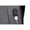 Mochila elegante - bolsa para laptop de 15,6 polegadas - porta de carregamento USB - à prova d'água
