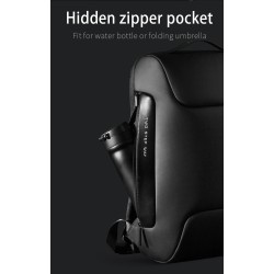 Mochila elegante multifuncional - bolsa para laptop de 15,6 polegadas - anti-roubo - porta de carregamento USB - à prova d'água