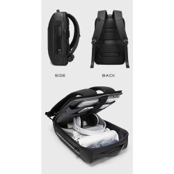 Mochila elegante multifuncional - bolsa para laptop de 15,6 polegadas - anti-roubo - porta de carregamento USB - à prova d'água