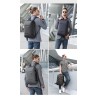 Mochila elegante multifuncional - bolsa para laptop de 15,6 polegadas - anti-roubo - porta de carregamento USB - à prova d'água