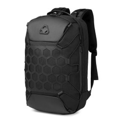 Mochila elegante - bolsa para laptop de 15,6 polegadas - trava antifurto - porta de carregamento USB - à prova d'água