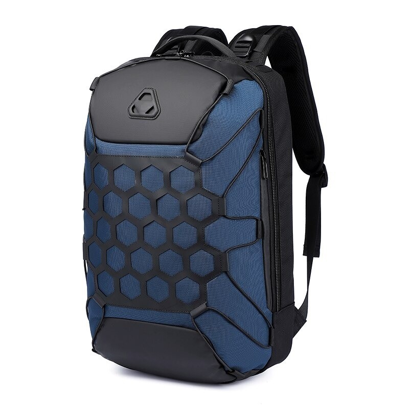 Mochila elegante - bolsa para laptop de 15,6 polegadas - trava antifurto - porta de carregamento USB - à prova d'água
