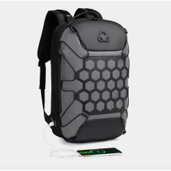 Mochila elegante - bolsa para laptop de 15,6 polegadas - trava antifurto - porta de carregamento USB - à prova d'água