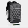 Mochila elegante - bolsa para laptop de 15,6 polegadas - trava antifurto - porta de carregamento USB - à prova d'água